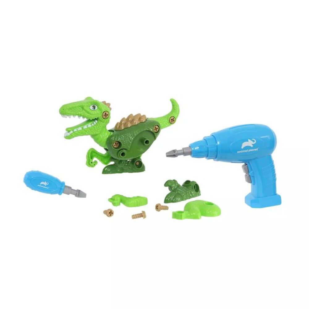 Animal Planet Dino Builder 32pc Playset Velociraptor Dinosaur